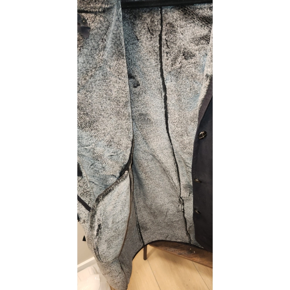 Anne Klein Black Coat with Faux Fur Lining - Gorgeous Coat! - Picture 5 of 9